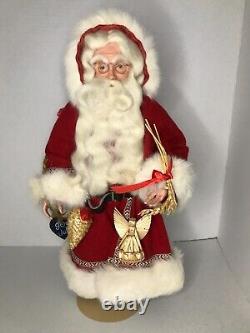 Vtg Handmade Santa Clause-God Jul Figure 18-1/2 tall Excellent condition
