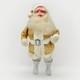 Vtg Harold Gale Gold Lamé Santa 13.5 Store Display Mcm Christmas Decoration