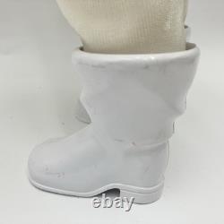 Vtg Harold Gale Gold Lamé Santa 13.5 Store Display MCM Christmas Decoration