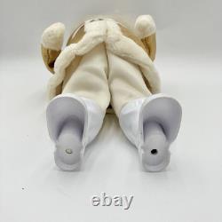 Vtg Harold Gale Gold Lamé Santa 13.5 Store Display MCM Christmas Decoration