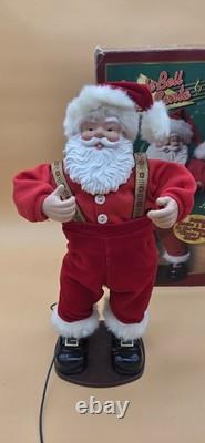 Vtg Jingle Bell Rock 16 Singing & Dancing Santa Claus 1998 In Box Works