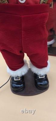 Vtg Jingle Bell Rock 16 Singing & Dancing Santa Claus 1998 In Box Works