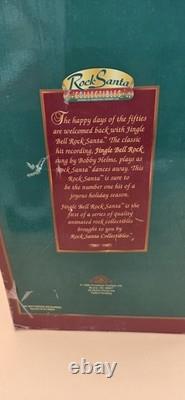 Vtg Jingle Bell Rock 16 Singing & Dancing Santa Claus 1998 In Box Works