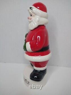 Vtg Lefton Santa Claus Decanter Musical Music Box Retro Kitschy Christmas Decor