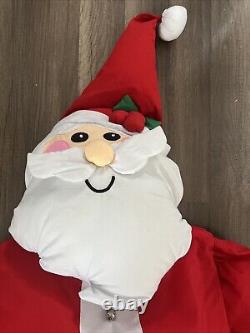 Vtg Lillian Vernon Santa & Mrs Claus Christmas Life Size Plush Figures 5ft EUC