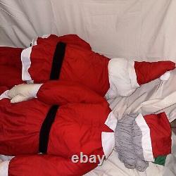 Vtg Lillian Vernon Santa & Mrs Claus Christmas Life Size Plush Figures 5ft EUC