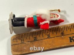 Vtg Lot (X3) Japan Santa Claus Christmas Figures NICE