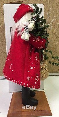 Vtg Lynn Haney Santa Claus #1288 Mr Snowflake 1988 W Box