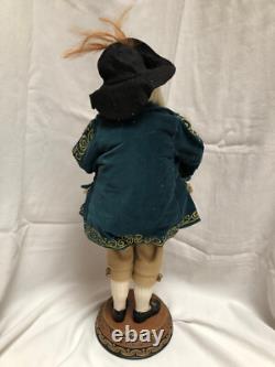 Vtg Neiman Marcus Collectors Christmas Standing Violinist Santa Claus Figure