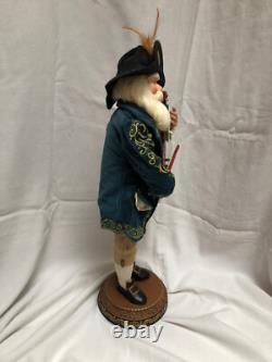Vtg Neiman Marcus Collectors Christmas Standing Violinist Santa Claus Figure