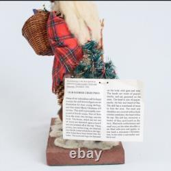 Vtg Pinecone Santa Claus Figurine Made by FRIEDA BECKHUSEN Old Father Christmas