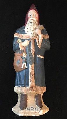 Walnut Ridge Collectibles Folk Art Christmas Santa Claus 1996 Signed