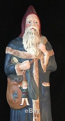 Walnut Ridge Collectibles Folk Art Christmas Santa Claus 1996 Signed