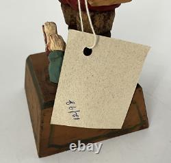 Whimsical Whittler 1998 Santa Claus Noah's Ark signed handcarved wood figurine