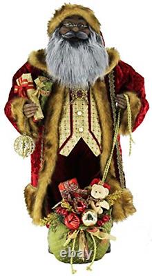 Windy Hill Collection 36 Inch Standing Ol' World Traditional Santa Claus Figure