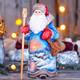 Wooden Hand Carved Santa Claus Figurine 9, Christmas Holiday Gift Home Decor