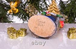 Wooden carved Santa Claus Figurine 12, Handmade Crhistmas Gift Home Decorations