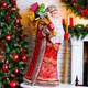 Wooden Carved Santa Claus Figurine 12 Christmas Holiday Home Decor Indoor