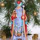 Wooden Carved Russian Santa Claus Figurine 12, Funny Christmas Gift Idea