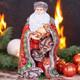 Wooden Hand Carved Santa Claus Figurine 14, Christmas Home Decoration