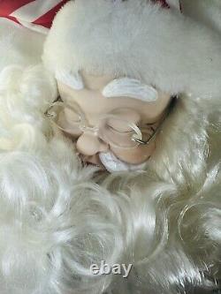XL 24 VTG Telco Motion-ettes Sleeping Santa & Mrs Animated Snoring Whistling
