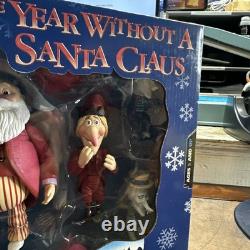 YEAR WITHOUT A SANTA CLAUS Box Set SNOW MISER, CIVILIAN SANTA, JANGLE, NIB, 2002