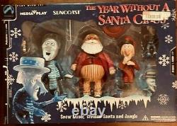 Year Without Santa Claus Action Figure Box Set Snow Miser Civilian Santa Jangle